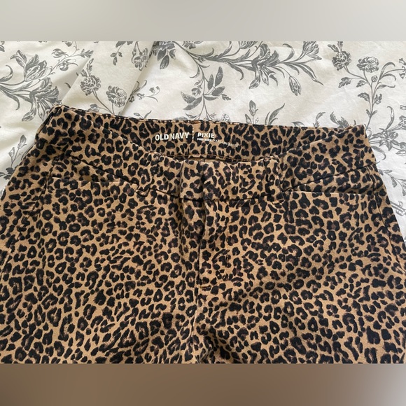 Bundle- Dark Navy and Leopard print Pixie work pants - Picture 9 of 12